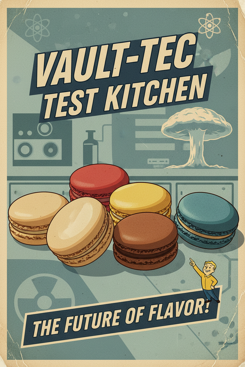 Vault-Tec promotional poster - 1950s style
